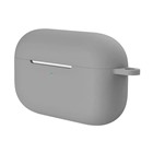 CaseUp Apple AirPods Pro 2 Nesil Kılıf Soft Matte Silicone Açık Gri