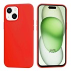 CaseUp Apple iPhone 15 Kılıf Slim Liquid Silicone Kırmızı