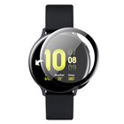 Samsung Galaxy Watch Active 2 44mm CaseUp Tam Kapatan Ekran Koruyucu Siyah