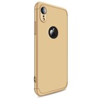 Apple iPhone XR Kılıf CaseUp Triple Deluxe Shield Gold