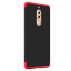 Huawei Mate 10 Lite Kılıf CaseUp Triple Deluxe Shield Siyah Kırmızı