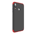 Huawei P20 Lite Kılıf CaseUp Triple Deluxe Shield Siyah Kırmızı