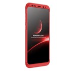 Samsung Galaxy Note 8 Kılıf CaseUp Triple Deluxe Shield Kırmızı