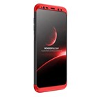 Samsung Galaxy S9 Plus Kılıf CaseUp Triple Deluxe Shield Siyah Kırmızı
