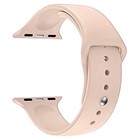 Apple Watch 4 40mm CaseUp Silikon Spor Kordon Rose Gold