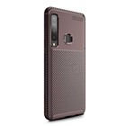 Samsung Galaxy A9 2018 Kılıf CaseUp Fiber Design Kahverengi