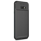 Samsung Galaxy J4 Plus Kılıf CaseUp Fiber Design Siyah