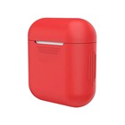 CaseUp Apple AirPods 1 Nesil 2 Nesil Kılıf Soft Matte Silicone Kırmızı