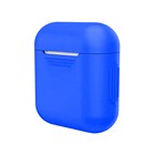 CaseUp Apple AirPods 1 Nesil 2 Nesil Kılıf Soft Matte Silicone Mavi