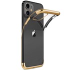 Apple iPhone 12 Kılıf CaseUp Laser Glow Gold