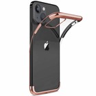 CaseUp Apple iPhone 13 Mini Kılıf Laser Glow Rose Gold