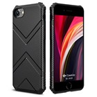 CaseUp Apple iPhone SE 2022 Kılıf Origami Pattern Siyah