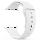 CaseUp Apple Watch SE 2022 44mm Kordon Silikon Spor Beyaz