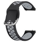 Huawei Watch GT2 46mm CaseUp Silicone Sport Band Siyah Koyu Gri