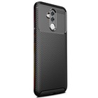 Huawei Mate 20 Lite Kılıf CaseUp Fiber Design Siyah