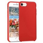 CaseUp Apple iPhone SE 2022 Kılıf Slim Liquid Silicone Kırmızı