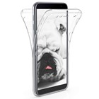 Samsung Galaxy J4 Core Kılıf CaseUp 360 Çift Taraflı Silikon Şeffaf