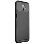 Samsung Galaxy J6 Plus Kılıf CaseUp Fiber Design Siyah