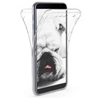 Samsung Galaxy J6 Plus Kılıf CaseUp 360 Çift Taraflı Silikon Şeffaf