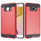 Samsung Galaxy J7 Prime 2 Kılıf CaseUp Çift Katman Korumalı Kırmızı