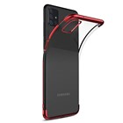 Samsung Galaxy M31s Kılıf CaseUp Laser Glow Kırmızı