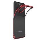 Samsung Galaxy S20 Ultra Kılıf CaseUp Laser Glow Kırmızı