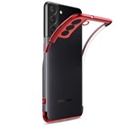 CaseUp Samsung Galaxy S21 Plus Kılıf Laser Glow Kırmızı