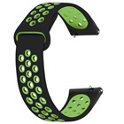 CaseUp Huawei Watch GT3 42mm Kordon Silicone Sport Band Siyah Yeşil