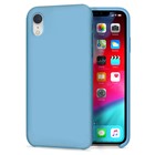 Apple iPhone XR CaseUp Slim Liquid Silicone Kılıf Mavi