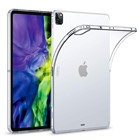 CaseUp Apple iPad Pro 11 2021 3 Nesil Kılıf İnce Şeffaf Silikon Beyaz