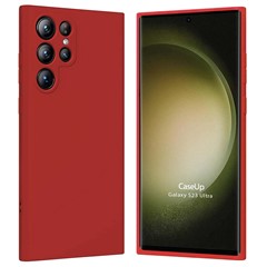 CaseUp Samsung Galaxy S23 Ultra Kılıf Matte Surface Kırmızı