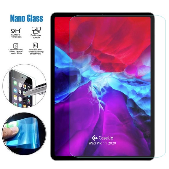 CaseUp Apple iPad Pro 11 2021 3 Nesil İnce Nano Cam Şeffaf 1