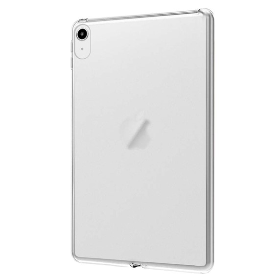 CaseUp Apple iPad 10 Nesil 10 9 Kılıf İnce Şeffaf Silikon Beyaz 2