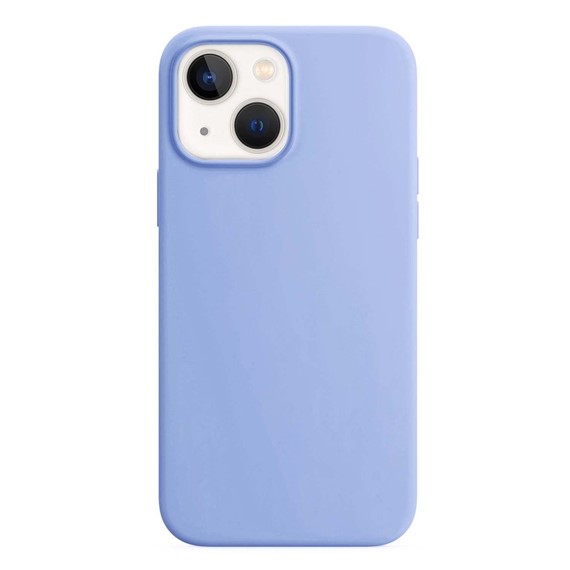 CaseUp Apple iPhone 14 Kılıf Slim Liquid Silicone Mavi 2