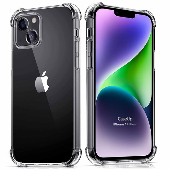 CaseUp Apple iPhone 14 Plus Kılıf Titan Crystal Şeffaf 1