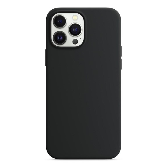 CaseUp Apple iPhone 14 Pro Max Kılıf Slim Liquid Silicone Siyah 2
