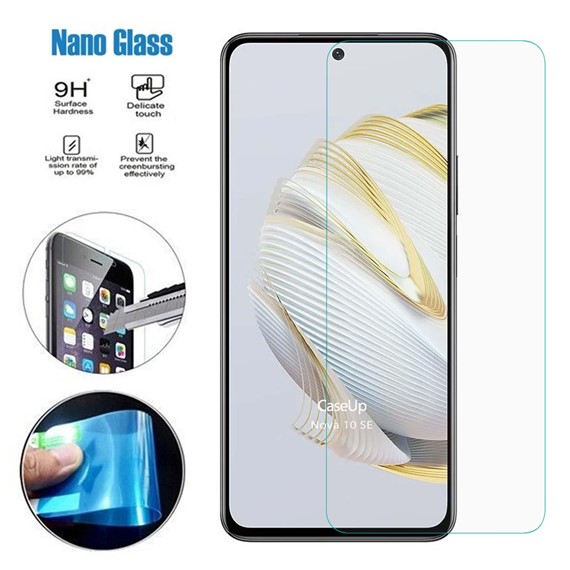 CaseUp Huawei Nova 10 SE İnce Nano Cam Şeffaf 1