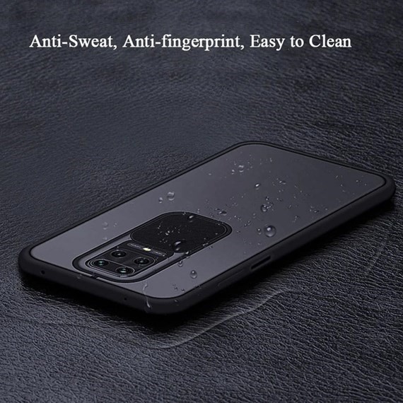 CaseUp Oppo A15s Kılıf Camera Swipe Protection Siyah 3