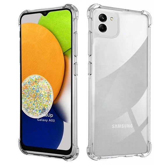 CaseUp Samsung Galaxy A03 Kılıf Titan Crystal Şeffaf 1