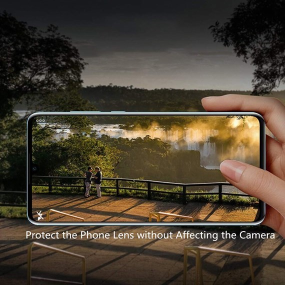 CaseUp Samsung Galaxy A03s Nano Camera Lens Protector Şeffaf 4