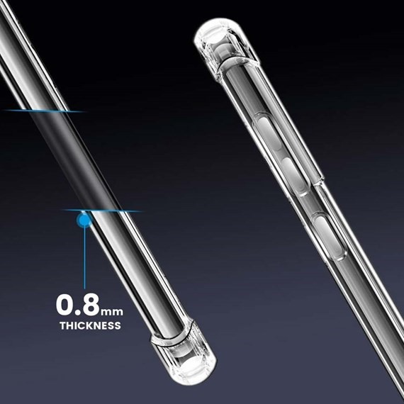 CaseUp Samsung Galaxy A04S Kılıf Titan Crystal Şeffaf 3