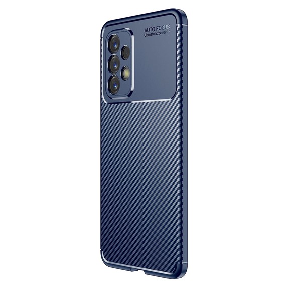 CaseUp Samsung Galaxy A23 Kılıf Fiber Design Lacivert 2