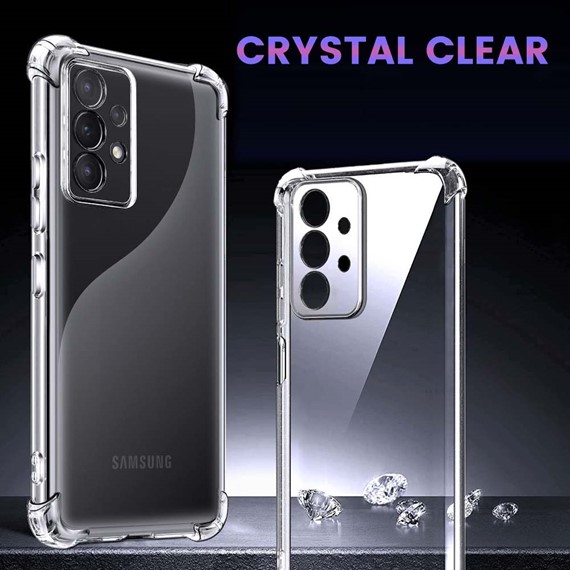 CaseUp Samsung Galaxy A23 Kılıf Titan Crystal Şeffaf 5