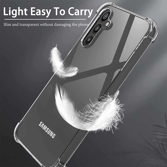 CaseUp Samsung Galaxy A24 Kılıf Titan Crystal Şeffaf 5