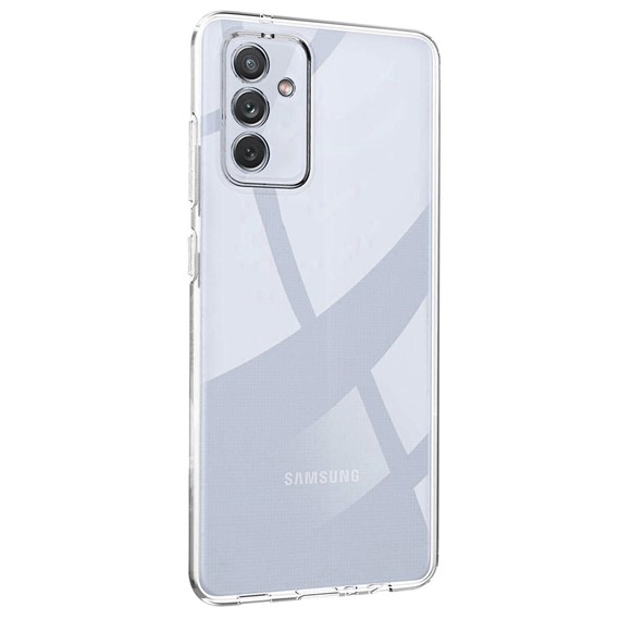 CaseUp Samsung Galaxy M13 Kılıf İnce Şeffaf Silikon Beyaz 2