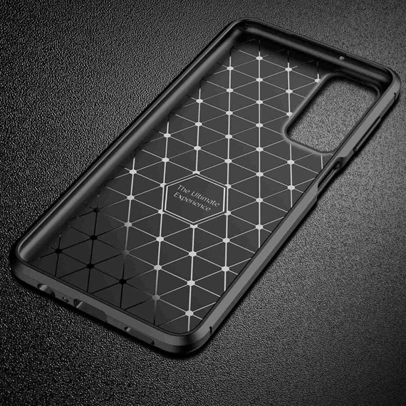 CaseUp Samsung Galaxy M13 Kılıf Fiber Design Siyah 5
