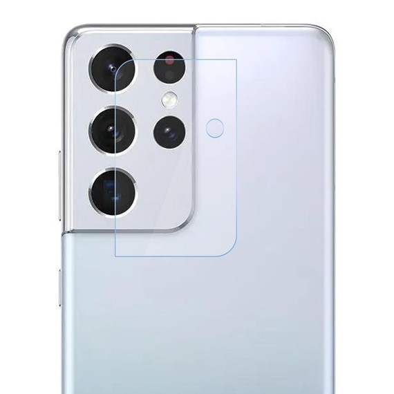 CaseUp Samsung Galaxy S21 Ultra Nano Camera Lens Protector Şeffaf 1