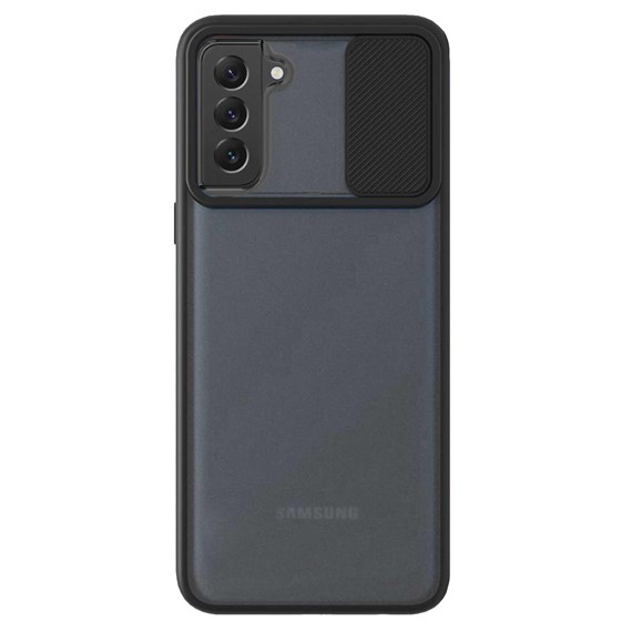 CaseUp Samsung Galaxy S22 Kılıf Camera Swipe Protection Siyah 2