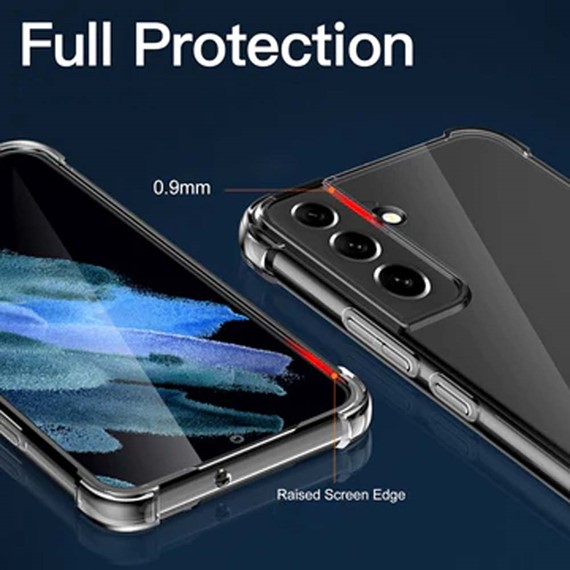 CaseUp Samsung Galaxy S22 Plus Kılıf Titan Crystal Şeffaf 4