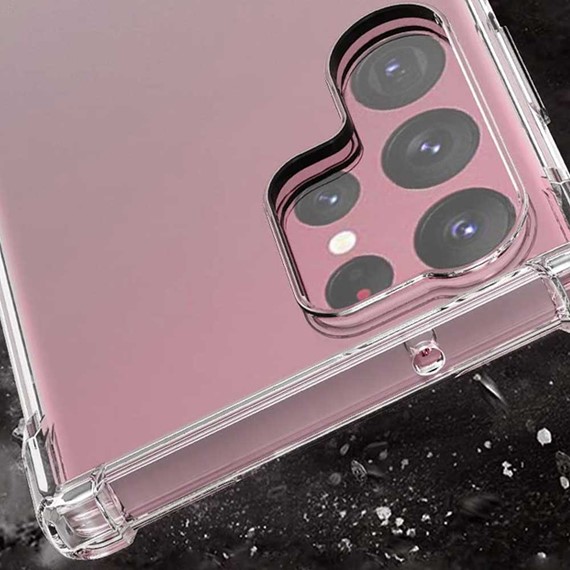 CaseUp Samsung Galaxy S23 Ultra Kılıf Titan Crystal Şeffaf 3